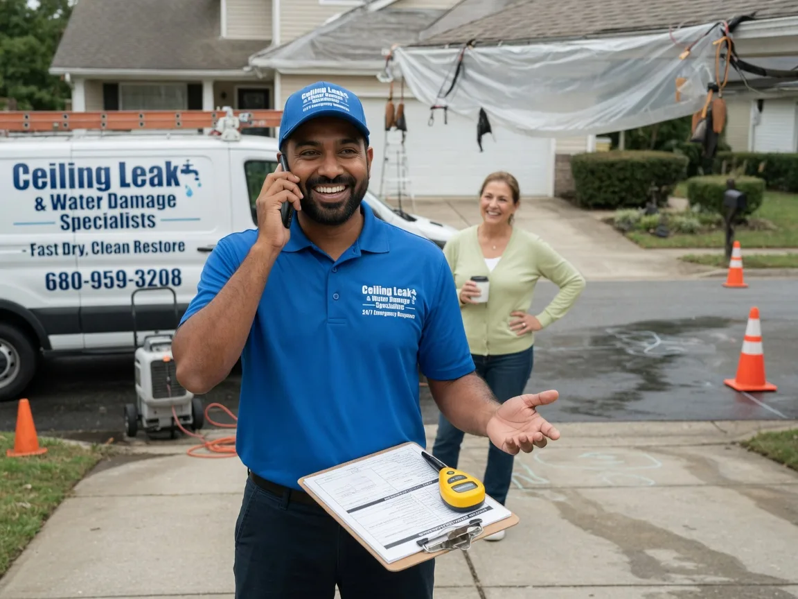 Ceiling Leak Cleanup Graettinger, IA FAQs